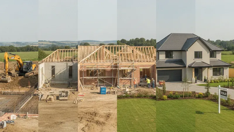 Construction d'une maison de A à Z : les 6 étapes clés