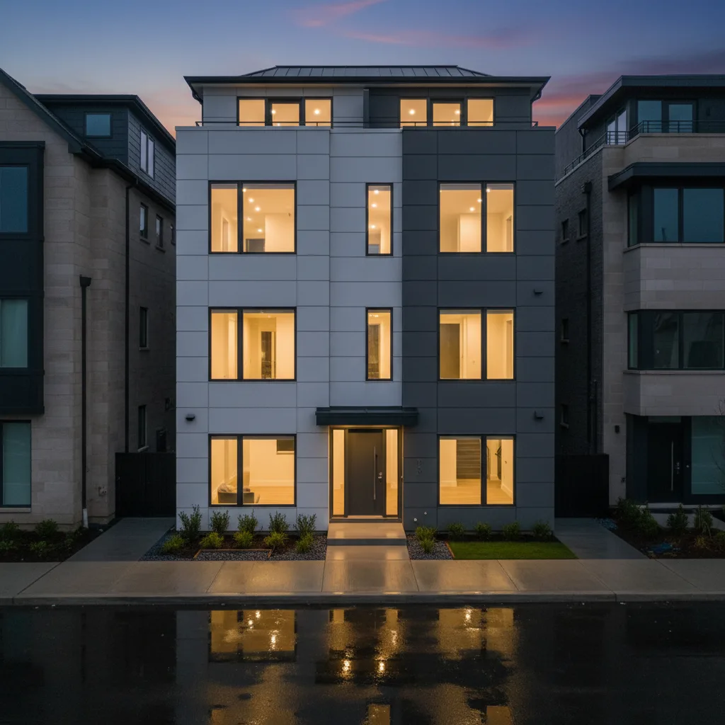 Rénovation complète d'une maison de ville 120 m²